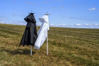 The Installation Bride and Groom and Folks by Jean Boskja Missler, 12th international wind art
