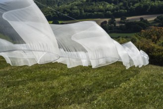 The installation Aurora by Kirsten Sauer (kisa.), 12th international wind art festival 2025,