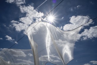 The installation Aurora by Kirsten Sauer (kisa.), 12th international wind art festival 2025,