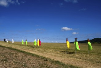 The Installation Bride and Groom and Folks by Jean Boskja Missler, 12th international wind art