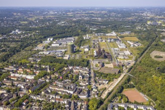 Aerial view, Phoenix-West, Phoenix-East, Phoenix Lake, Hörde, former steelworks site, Dortmund,
