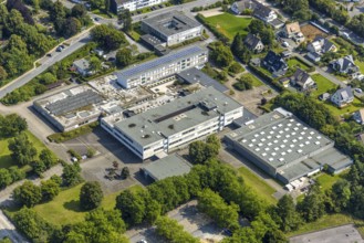 Aerial photo, Berufskolleg Meschede des HSK Hochsauerlandkreis, Meschede-Stadt, Meschede,