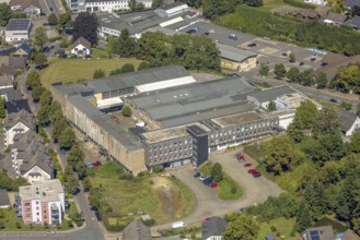 Aerial view, Nestor Bildungsinstitut Komplex, Höferhof, Kierspe, Sauerland, North Rhine-Westphalia,
