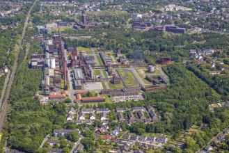 Aerial view, Zeche Zollverein general view, Stoppenberg, Essen, Ruhr area, North Rhine-Westphalia,