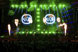 H. P. Baxxter, singer of Scooter live on Rough and Dirty! Open Airs Tour at the Berlin Waldbühne on
