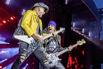 Rudolf Schenker, guitarist of the band Scorpions live on 60 Years Anniversary Tour in the
