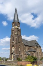 Abandoned church with church tower in Manheim, North Rhine-Westphalia, Germany