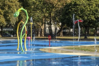 Green Dragon Water Playground Cologne, Green Belt, Cologne, North Rhine-Westphalia, Germany