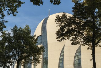 Mosque Cologne close-up dome, Cologne, North Rhine-Westphalia, Germany