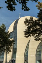 Mosque Cologne close-up dome, Cologne, North Rhine-Westphalia, Germany