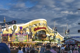The Spatenbräu tent at the Oktoberfest 2024 in Munich, Bavaria, Germany