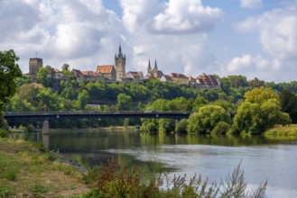 Skyline of Bad Wimpfen, a historic spa town in the district of Heilbronn in the Baden-Wuerttemberg
