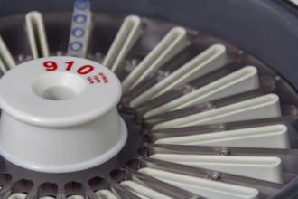 Detail of a centrifuge in a medical lab