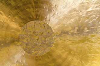 Full frame abstract chinese chau gong closeup
