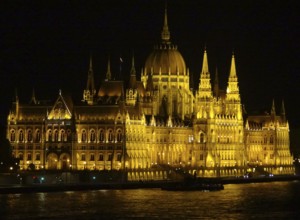 Night scenery in Budapest, the capital city of Hungary