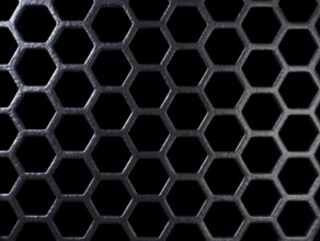 Full frame black grid in black back