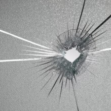 Full penetration in structured glass on red back