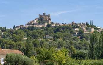 Scenery around Le Barroux in the Vacluse department in the Provence region of southern France