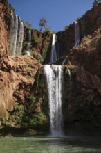 Beautifull cascades of waterfall Ouzoud in Morocco