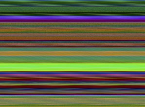 Colorful abstract data loss theme showing a corrupted image