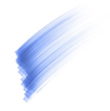 Lots of blue felt tip strokes fading out in white back
