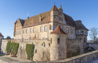 Scenery around Stettenfels Castle, a medieval castle above Untergruppenbach near Heilbronn in