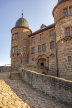 Evening scenery around Wertheim Castle in Southern Germany