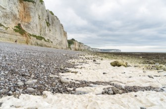 Scenery around Fecamp, a commune in the department of Seine-Maritime at the Normandy region in