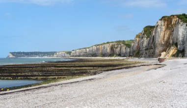 Scenery around Yport, a commune in the Seine-Maritime department at Normandy, France