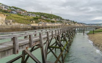 Scenery around Fecamp, a commune in the department of Seine-Maritime at the Normandy region in