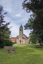 Castle chapel in Sutthausen Manor Park, Osnabrück, Lower Saxony, Germany