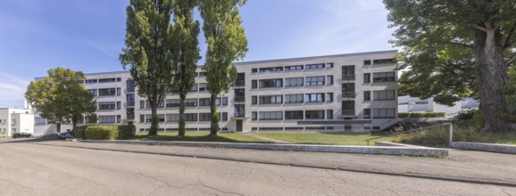 Weissenhof Estate on the Killesberg in Stuttgart. The Werkbund Estate was built in 1927 by the