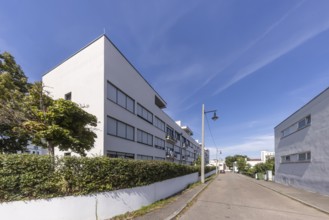 Weissenhof Estate on the Killesberg in Stuttgart. The Werkbund Estate was built in 1927 by the