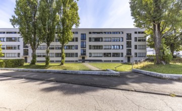 Weissenhof Estate on the Killesberg in Stuttgart. The Werkbund Estate was built in 1927 by the