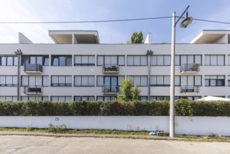Weissenhof Estate on the Killesberg in Stuttgart. The Werkbund Estate was built in 1927 by the
