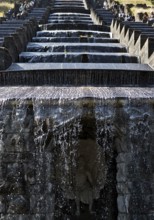 Water features with the Great Cascades at the Neptune Basin in Bergpark Wilhelmshöhe, UNESCO World