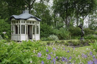 In the park of Borg Verhildersum, Leens, province of Groningen, Netherlands