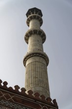 Mausoleum of Itimat-ud-Daula, Tomb, Agra, Uttar Pradesh, India, Asia, Close-up of a tall tower with