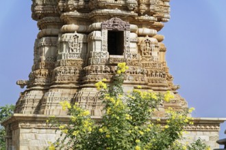 Kota, Rajasthan, North India, Asia, View of an ornate old temple in India, Udaipur