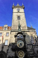 Old Town Hall, Old Town Square, Prague, Czech Republic, Historical tower with astronomical clock in