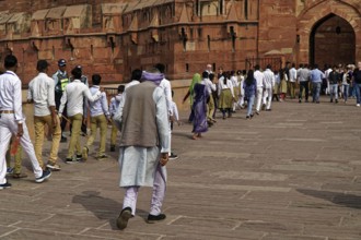 Red Fort, Agra, Uttar Pradesh, India, Group of people walking inside a fort, Jodhpur, Rajasthan,