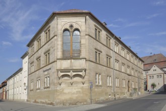 Historic Elisabethaspital, hospital, building, Bad Königshofen, Rhön, Lower Franconia, Franconia,