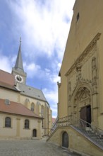 St Michael's Chapel and St Andrew's Church, St Michael, Ochsenfurt, Lower Franconia, Franconia,