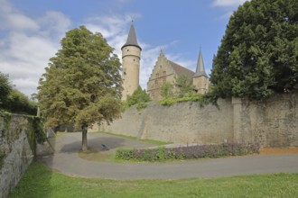 Cathedral chapter palatium, St Nicholas' Tower and historic town wall, town fortifications,