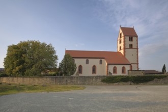 Romanesque Church of St John the Baptist, Brendlorenzen, Bad Neustadt an der Saale, Rhön, Lower