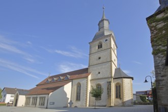 Late Gothic Holy Trinity Church, Saal an der Saale, Lower Franconia, Franconia, Bavaria, Germany