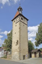 Medieval copper tower, town tower, Bad Rodach, Upper Franconia, Franconia, Bavaria, Germany