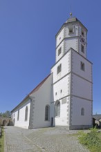 St Nicholas Church built in 1510, Winterhausen, Eibelstadt, Lower Franconia, Franconia, Bavaria,