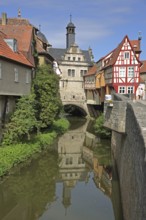 Half-timbered house Malerwinkelhaus and Main Gate at Breitbach, museum, town gate, idyll,