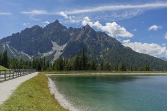 Idyllic scenery around Mieders, a municipality in the Innsbruck-Land district in the Austrian state
